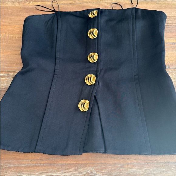 Zara Black Crop Top - Picture 2 of 5